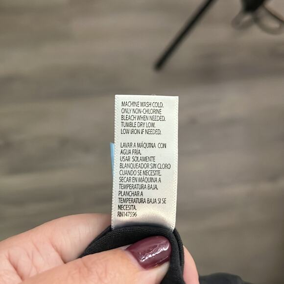 M. Fasis Dark Gray Ruching Tank Top Size Large - Picture 8 of 8